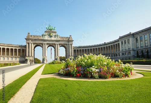 Photo: Triumph Arch in Cinquantennaire Parc in Brussels Triumph Arch in Cinquantennaire Parc in Brussels