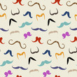 Mustaches pattern