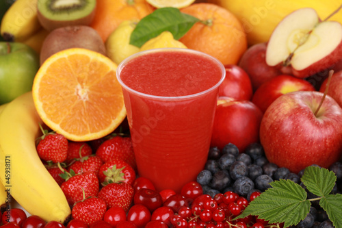 Photo: Saft aus roten Früchten Saft aus roten Früchten