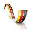 Abstrakte Deutschland Flagge