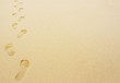 footprints in the sand background