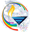 Diya Rainbow Diwali Art
