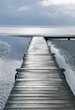 Jetty on sea