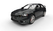 Black Race Car Front