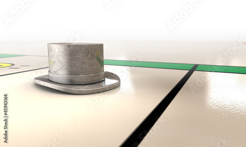 Illustration: Hat Icon On A Boardgame Hat Icon On A Boardgame