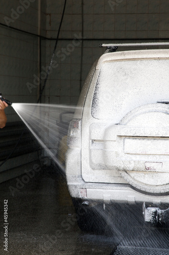Photo: car at the car wash car at the car wash