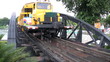 Train Crossing Bridge On The River Kwai
