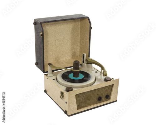 Photo: Vintage Record Player from the 1960's Vintage Record Player from the 1960's