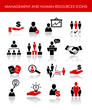 Vector: Management And Human Resources Icons Management And Human Resources Icons