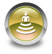 Yellow Glossy Pictogram "Amphitheater"