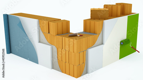 Illustration: Wandbau Wandbau