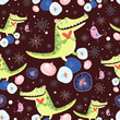 texture of love birds and crocodiles