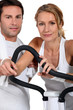 Couple in the gym