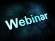 Information technology IT concept: pixelated words Webinar on di