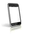 Smartphone with blank screen