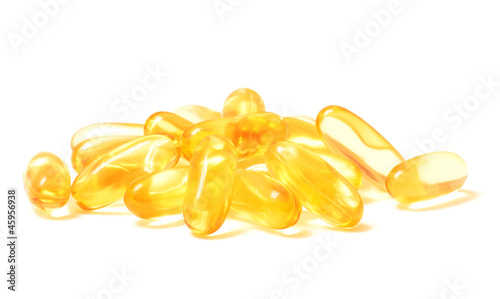 Photo: Supplement pills in softgel form Supplement pills in softgel form