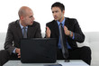 Concerned business associates