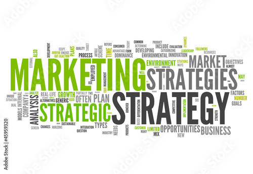 Illustration: Word Cloud "Marketing Strategy" Word Cloud "Marketing Strategy"
