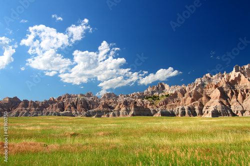 Photo: Badlands National Park Prairie Badlands National Park Prairie