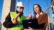 Team work on construction projects