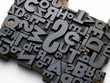 typefaces in composition