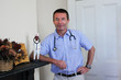 Standing white Doctor
