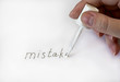 Correction the mistake