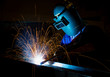 Welding steel structure