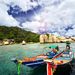 Urlaubsidylle auf Koh Tao: Traumstrand mit Booten
