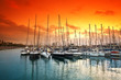 marina in Barcelona. Spain.