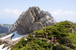 Wanderer im Alpstein - Alpen - Schweiz