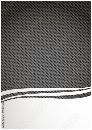 Vector: Carbon fiber background and clear footer Carbon fiber background and clear footer