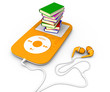 Book and mp3 player