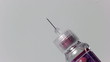 Remove the cap from the insulin needle