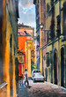 Photo: Roman cityscape painted by watercolor Roman cityscape painted by watercolor