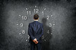 Photo: Time for solutions concept Time for solutions concept