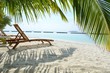 Strandliege am Meer