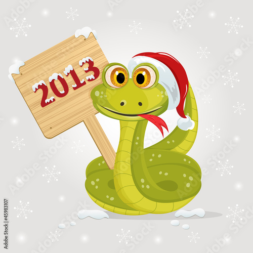Vector: snake symbol of 2013 year snake symbol of 2013 year