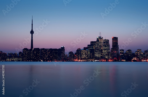 Photo: Toronto Skyline right after Sunset Toronto Skyline right after Sunset