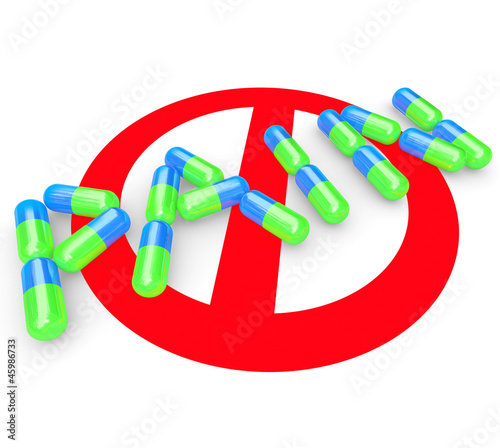 Illustration: No Pain Word Pills Capsules Alleviate Painful Feeling No Pain Word Pills Capsules Alleviate Painful Feeling