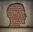 Photo: Head outline wall Head outline wall