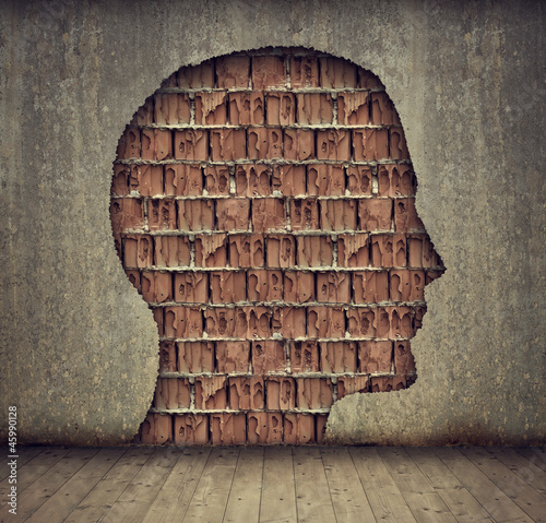 Photo: Head outline wall Head outline wall