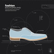Vector: Man shoes design. vector. Man shoes design. vector.