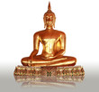 Gold Buddha statue – Wat Pho, Bangkok, Thailand