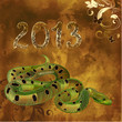 new 2013 vintage gold snake figures