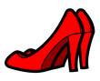 Vektor: Female shoe Female shoe