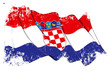 Croatian Flag Grunge