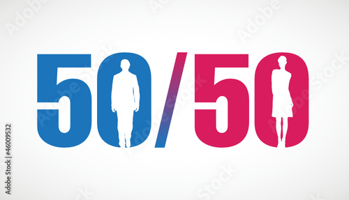 Vector: parité homme femme / hommes femmes parité homme femme / hommes femmes