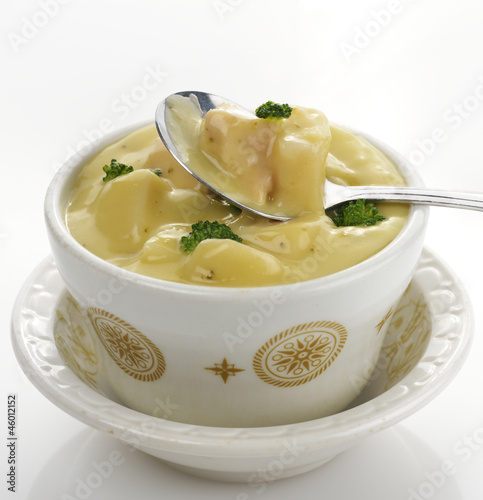 Photo: Potato, Broccoli And Cheese Soup Potato, Broccoli And Cheese Soup