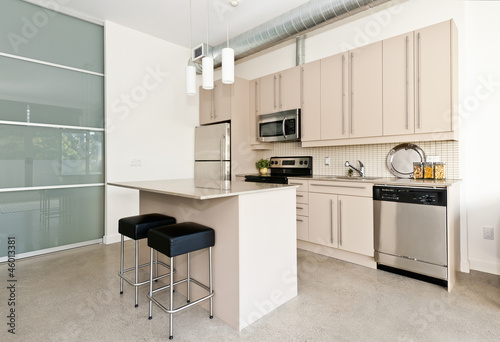 Photo: Modern condo kitchen Modern condo kitchen